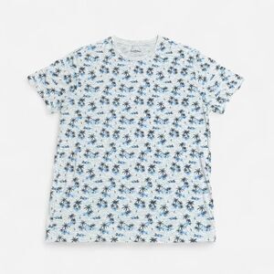 Goodiellow & co white palm tree pattern Large size (width 21/2in, length 26in)